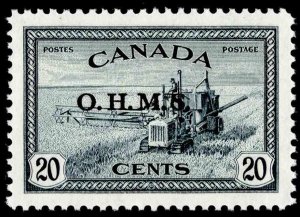 Canada Scott O8 Mint never hinged.