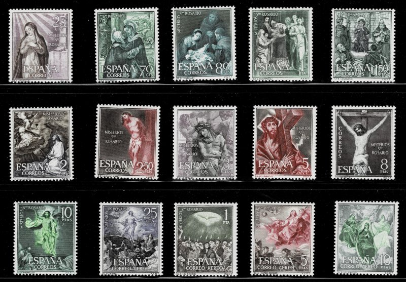 Spain 1140 - 1150 , C171 - C174 - MNH