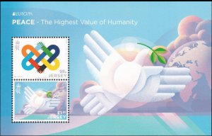 Jersey 2023 MNH Stamps Souvenir Sheet Europa CEPT Peace