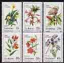 ZIMBABWE - 1989 - Flowers - Perf 6v Set - Mint Never Hinged