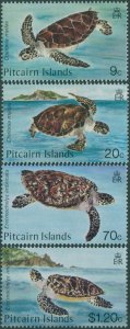 Pitcairn Islands 1986 SG281-284 Turtles set MNH