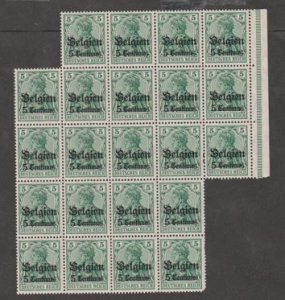 Belgium #N2 Stamps - Mint NH Block of 22