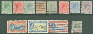 Bahamas #100-104/106-108 Unused