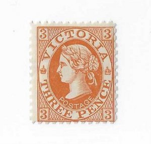 Victoria Sc #198 3p brown orange OG FVF