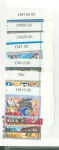 Malta #592-607  Single (Complete Set)