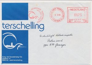 Meter cover Netherlands 1989 Lighthouse - Brandaris - Terschelling