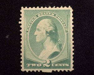 HS&C: Scott #213 No gum XF/Sup Used US Stamp