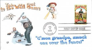 #4341 Take Me Out to the Ballgame QCR FDC