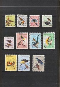 Papua New Guinea  Scott#  188-198  MNH  (1964-5 Birds)