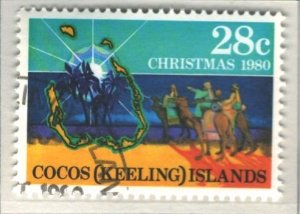 Cocos Islands Sc#54 Used