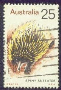 AUSTRALIA  567 USED 1974 25c SPINY ANTEATER