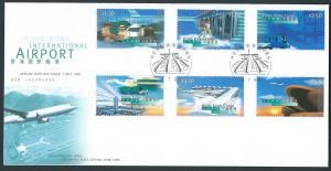 Hong Kong FDC FU SG 924-929  - 1998 Airport Chek lap kok