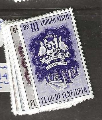 VENEZUELA SC C491-499    PORTUGUESA   ARMS  SET  MOG     P0925H