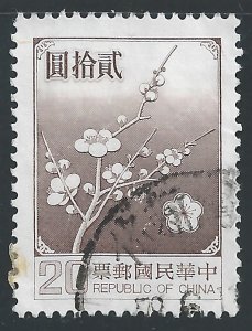 China - Republic of #2154 $20 Plum Blossoms