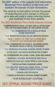 2021 Brookman Price Guide US Canada UN Postage Stamps & Covers Catalogue 9781636257785