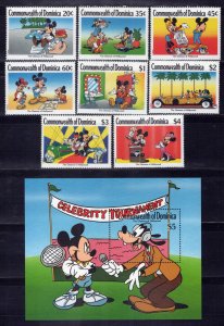 Dominica 1208-1217 MNH Disney The Glamour of Hollywood ZAYIX 0701M0077