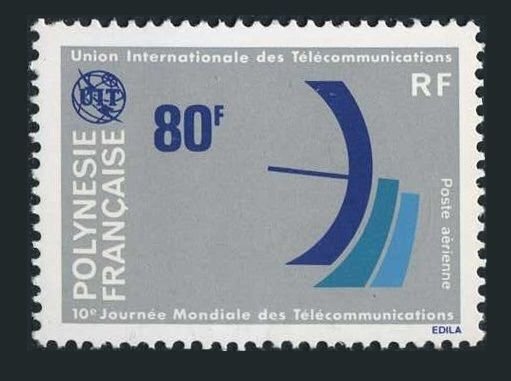 Fr Polynesia C160,MNH.Michel 254. World Telecommunications Day,1978.