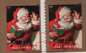 US SCOTT 5332-35 5335b (CF?)  Sparkling Holidays forever Booklet 20 MNH 2018