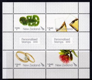 New Zealand 2010 Greeting Stamps Mint MNH Miniature Sheet SC 2327