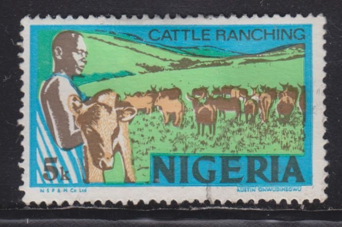 Nigeria 294B Cattle Ranching 1973