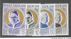 1951  Sc# 145-148 MNH  Popes