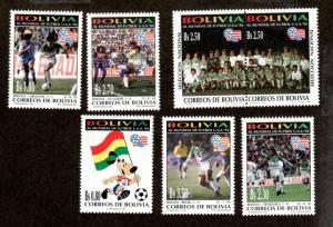 Bolivia # 906//912 Mint NH !