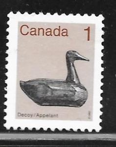 Canada 917a: 1c Decoy, unused, NG, VF