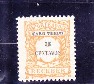 Cape Verde  Scott#  J4  MNH