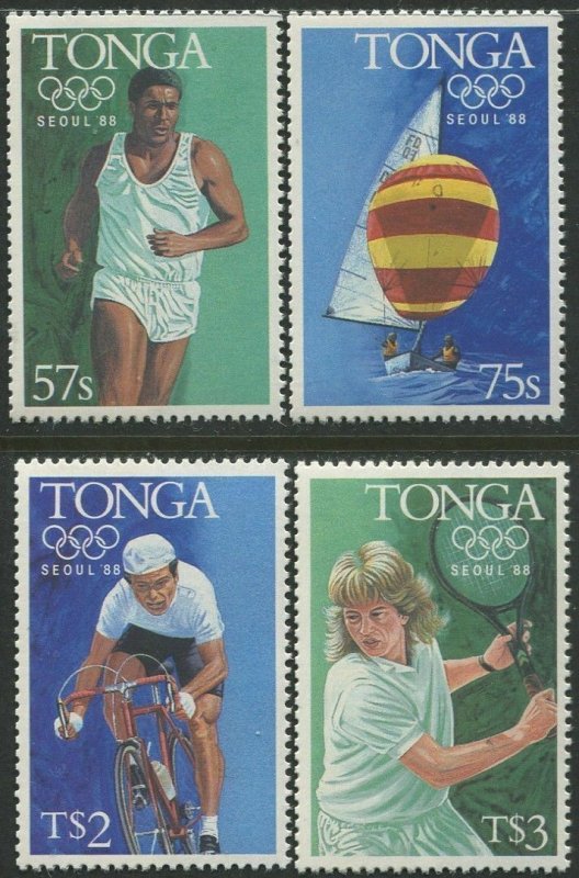 Tonga 1988 SG990-993 Olympic Games Seoul set MNH