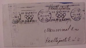 FINLAND WAR KILLED 1940 OLYMPICS STAMPLESS