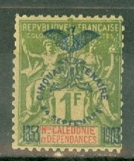 PS: New Caledonia 80 mint CV $120