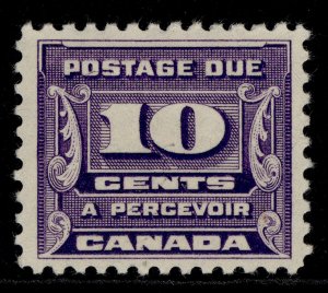 CANADA GV SG D17, 10c violet, M MINT. Cat £30.