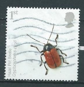 GROSSBRITANNIEN GRANDE BRETAGNE GB 2008 ENDANGERED SPECIES-INSECTS: HAZEL POT...