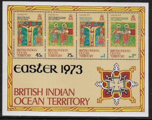 Br. Indian Ocean Terr. #53a MNH S/Sheet - Easter