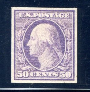 US SCOTT #341TC1ae Trial Color Large Die Proof Lilac On Light Blue