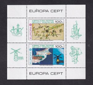 Cyprus Turkish   #127  MNH   1983  sheet Europa