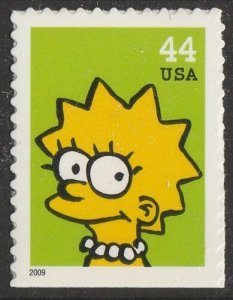 US 4402 The Simpsons Lisa Simpson 44c single (1 stamp) MNH 2009 