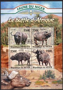 Niger 2013 Bulls Bison's Sheet Used / CTO