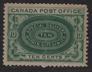 Canada Sc#E1 M/H/VF Special Delivery