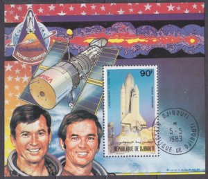 1981 Djibouti 312/B46 used Shuttle Columbia  6,00 €