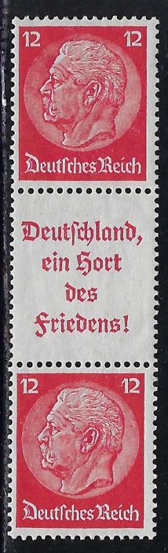 Germany Scott # 422 (2), label A10, mint nh, se-tenant, Mi # S146