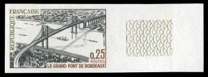 France, 1950-Present #1180 (YT 1524) Cat€23, 1967 Great Bridge of Bordeaux,...