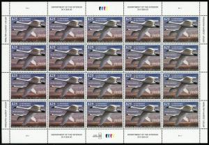 RW83 VERY RARE Pane of 20 $25 Duck Stamps Mint VF NH - Stuart Katz