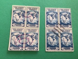 United States 1933 Byrd Antarctic Expedition 11 used stamps A12163