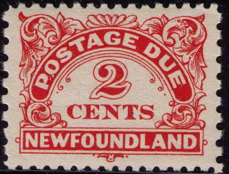 Newfoundland # J2a Mint VF NH  perf 11 X 9 Cat. $ 20