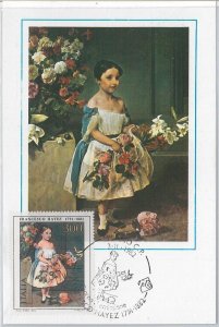 51476  - ITALY -  POSTAL HISTORY - MAXIMUM CARD - 1982 ART: Francesco Hayez