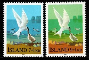 ICELAND SG500/1 1972 CHARITY STAMPS MNH