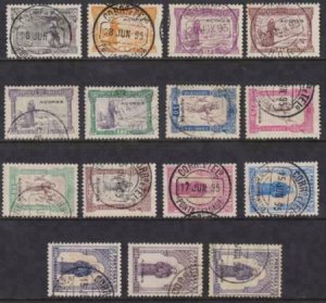 Azores 1895 SC 78-92 Used Set St. Anthony