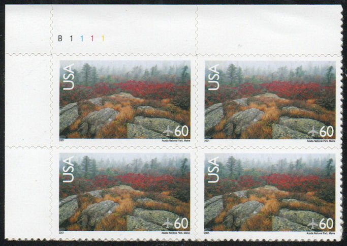 US #C138 PLATE BLOCK, face $2.4, VF/XF mint never hinged, high value airmail ...