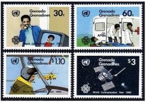 Grenada Gren 539-542, MNH. Michel 549-552. WCY-1983. Audio & video, Ambulance,